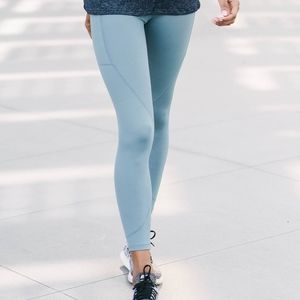 Zyia Teal light n tight 7/8 size 6-8